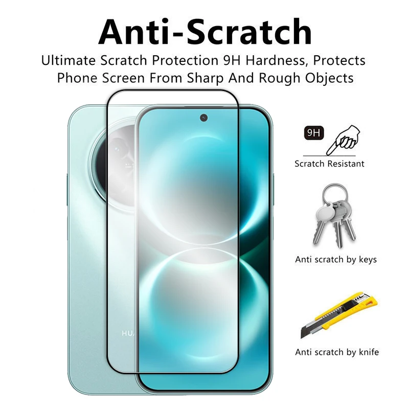 Premium 6-in-1 Tempered Glass Screen Protector with Full 2.5D Coverage