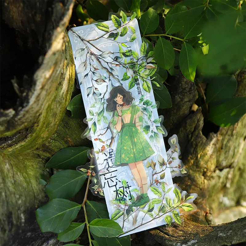 20 sheets/pack Twigs and leaves PET Decorative Stickers for DIY scrapbooking Journal Photo album decoration materials Stickers
