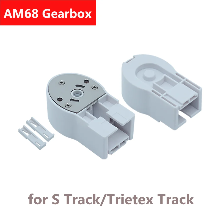 Caixa de Velocidades Silenciosa para Trilho Dooya s Trilho Triangular para Todos A-ok Am68 Curtai Motor Acessórios para Pista Ganchos Novos Pcs