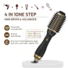 4 In 1 Hot Air Brush Styling Comb One-Step Heating Comb Hair Straightening Brush for Straight Curly Professional Hair Dryers 2
