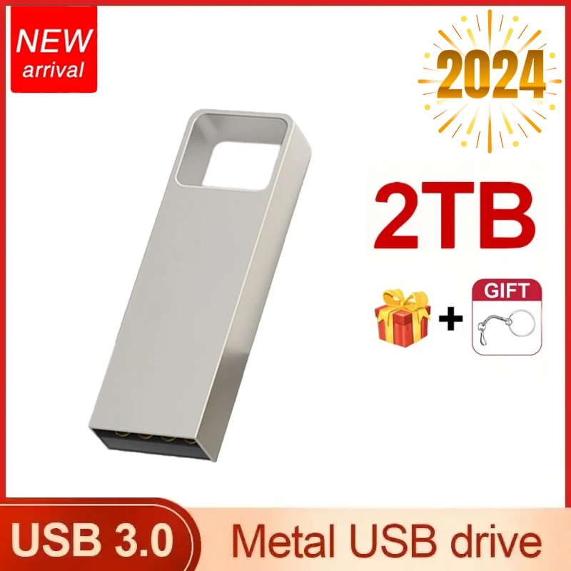 Usb 3.0 Metal Flash Drive Memory 1Tb 2Tb Portatile Impermeabile Ad Alta Velocità Usb Flash Drive Otg Pen Drive Memoria Usb Flash Disk