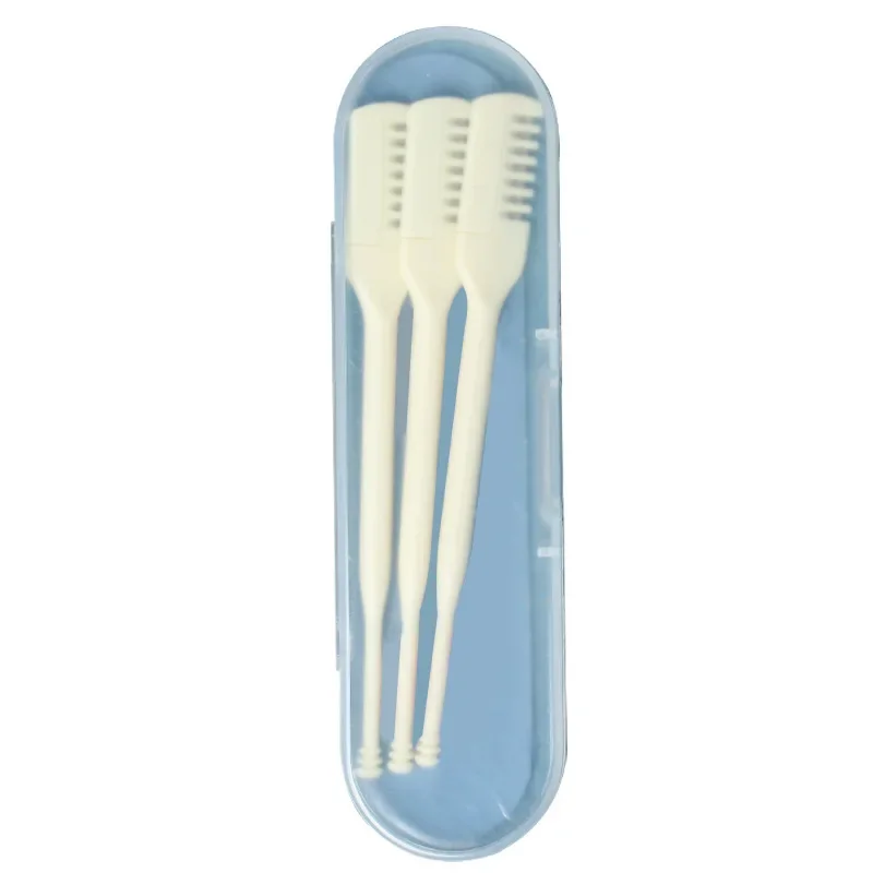 Spot Nose Hair Razor Manual Safe Cleaning Double Head Portable Mens