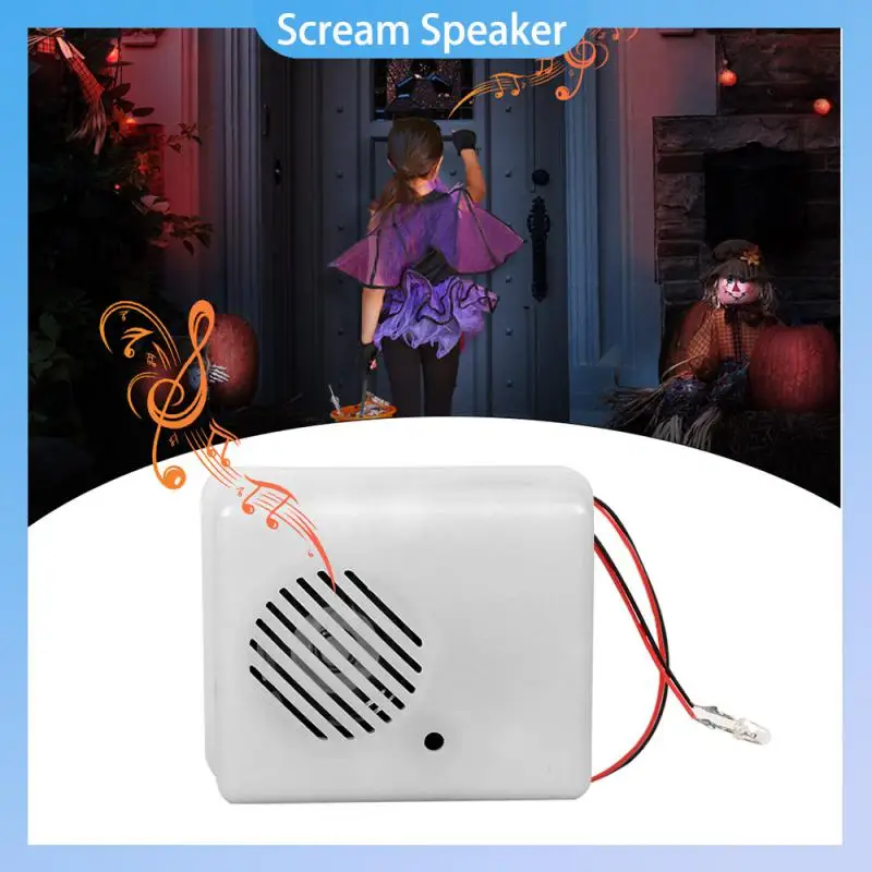 Halloween Horror Scream Voice Controller Speaker Halloween Knife Decoration Accessories Haunted