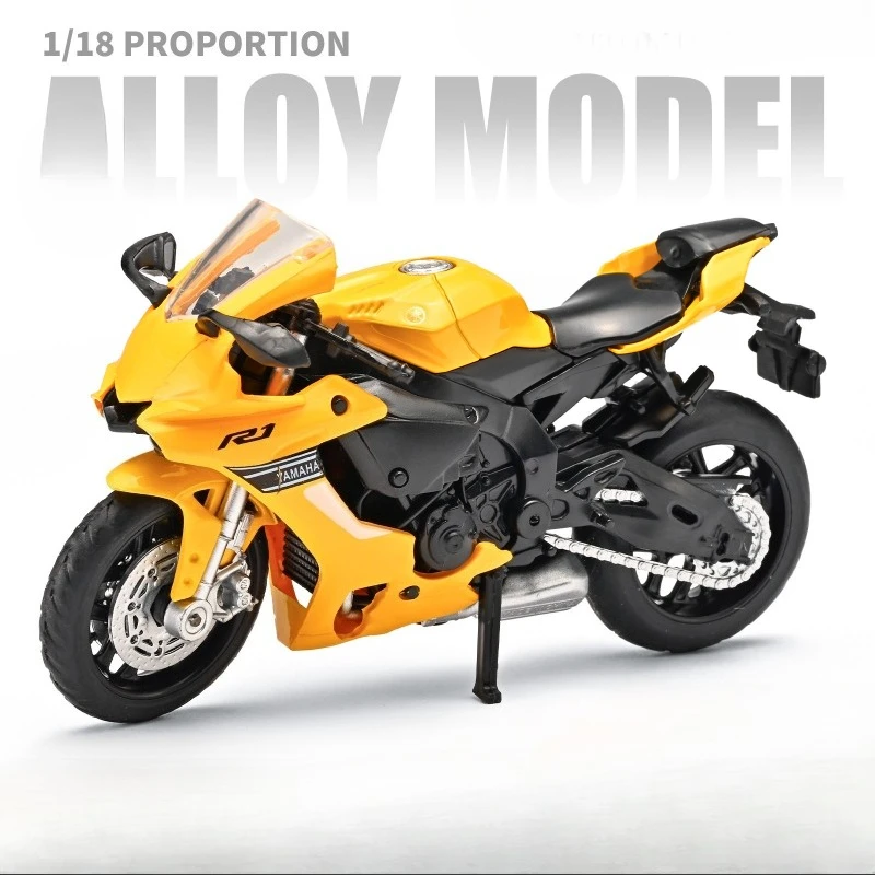 1:18 Kawasaki Ninja H2R Alloy Motorcycle Model Toy Gift for Kids