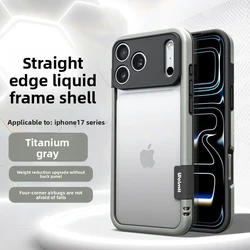 Vibrant Silicone Bumper Frame with Lens Protection & Shockproof Design - iPhone 15 Plus (Titanium Gray)