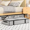 Transparent Cover Non-woven Clothing Storage Box Home Clothing Storage Bed Quilt Storage Bag Home Storage and Organization 1