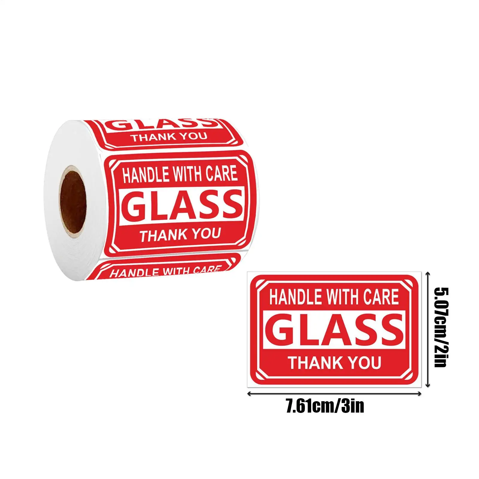 Fragile Sticker Warning Labels 250-piece Handle With Care Fragile Warning Stickers For Boxes Business Dishes Materials Glass