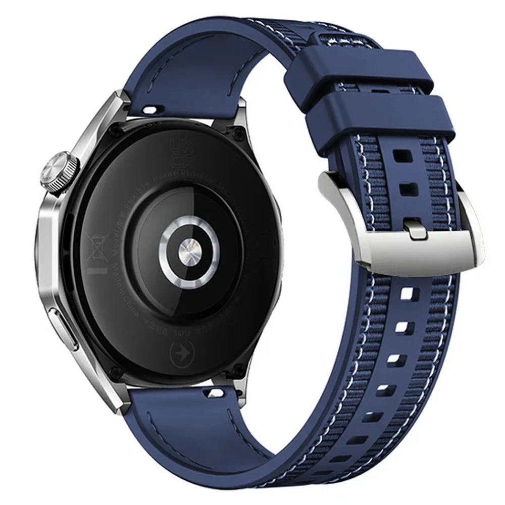 Versatile 22mm Nylon Silicone Watch Strap Bracelet