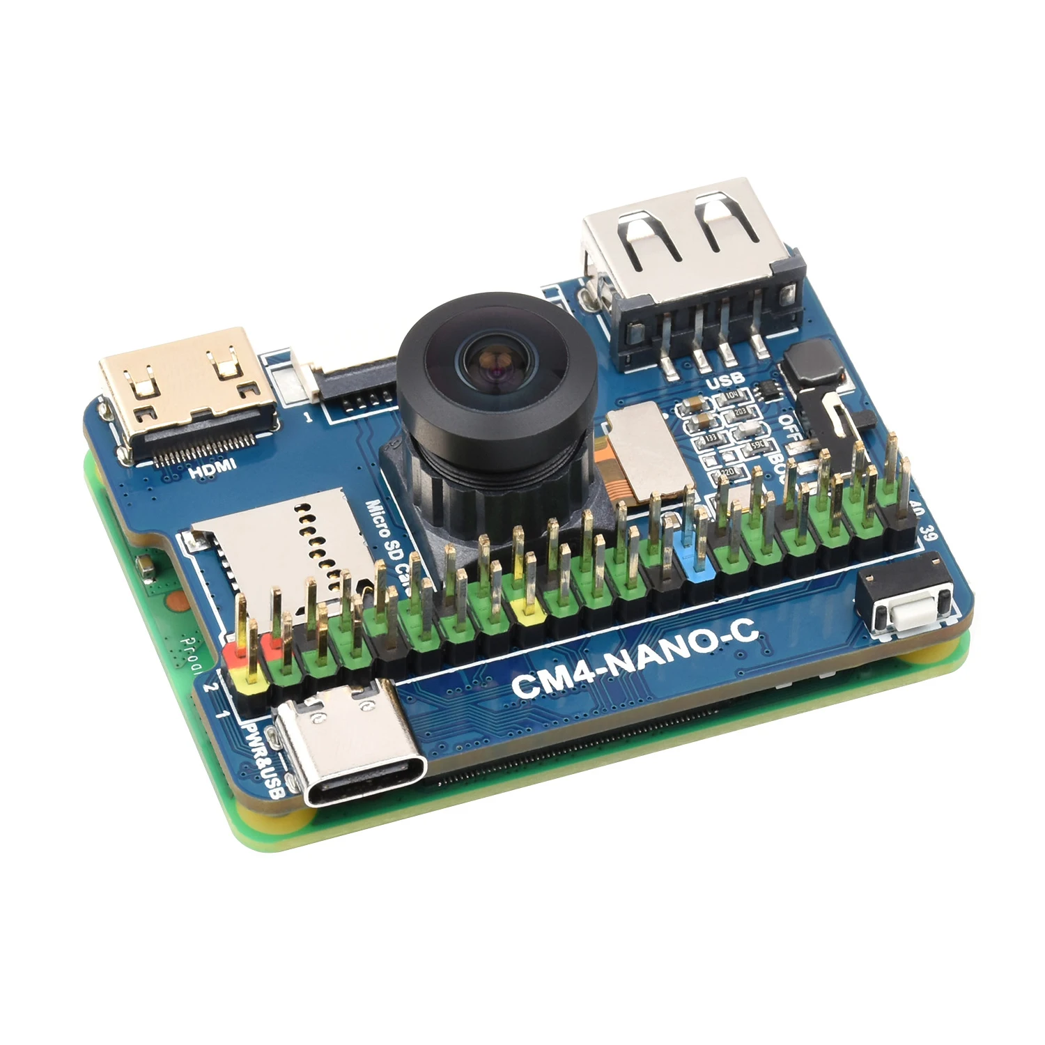 5V Mini 8Mp Fotocamera Usb Gpio Io Carrier Board Kit Scheda Di Espansione Per Rpi Raspberry Pi Compute Module 4 Cm4 Lite 2Gb 4Gb 8Gb