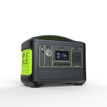  AC Portable Power Station 500W Lithium Battery Emergency Power Bank Outdoor Solar Powered Generator for Camping Travel Hunting 