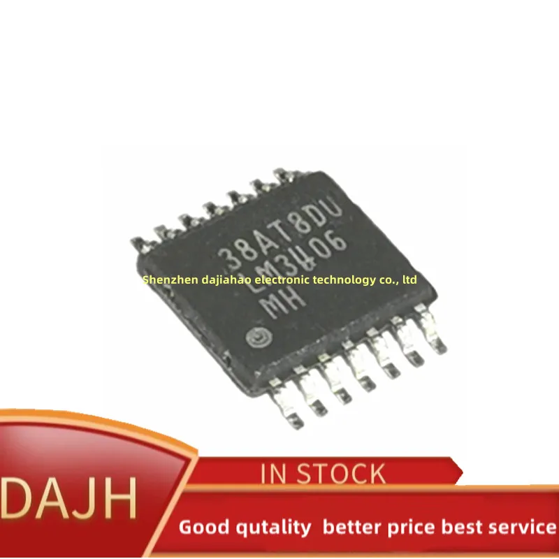 

LM3406 2pcs/lot LM3406MH LM3406MHX/NOPB LM14-HTSSOP IC chips in stock