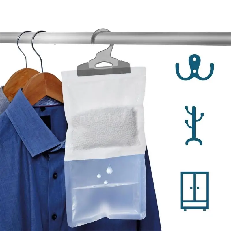 Indoor Wardrobe Dehumidifier Sachets Prevent Dampness and Musty Smells in Wardrobes Basements Closets Pack of 10