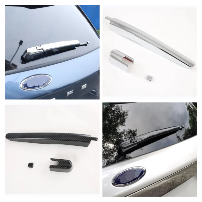 

For Ford Explorer 2020 2021 2022 Accessories LHD Rear Windshield Window Windscreen Rain Wiper Cover Trim Stickers Car Styling