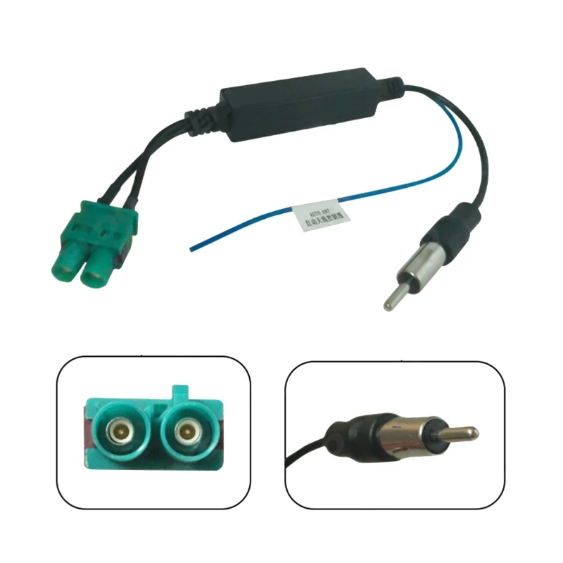 Double Fakra Car Radio Antenna Adapter Fakra Plug Vehicle Aerial Stereos FM Navigation Connector Cable,car wire cable adapter,car stereo accessories