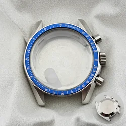 Elegant Moon Phase Chronograph Watch - 39.7MM, Stainless Steel, 20MM Strap - Compatible (C3)