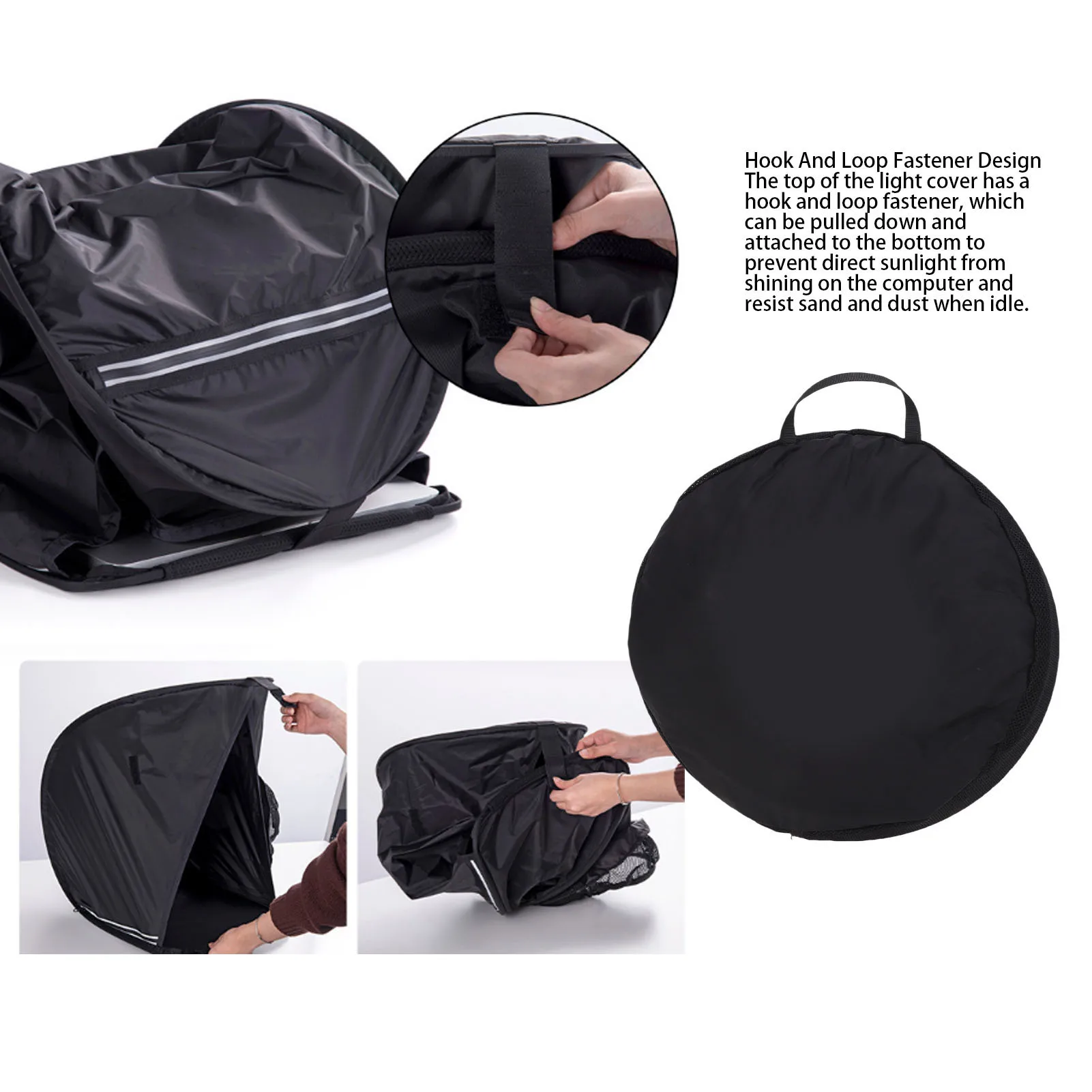 Laptop Sun Shade Waterproofing Dust Proof Multifunctional Portable Computer Screen Hood for Outdoor Outside Computer Tent