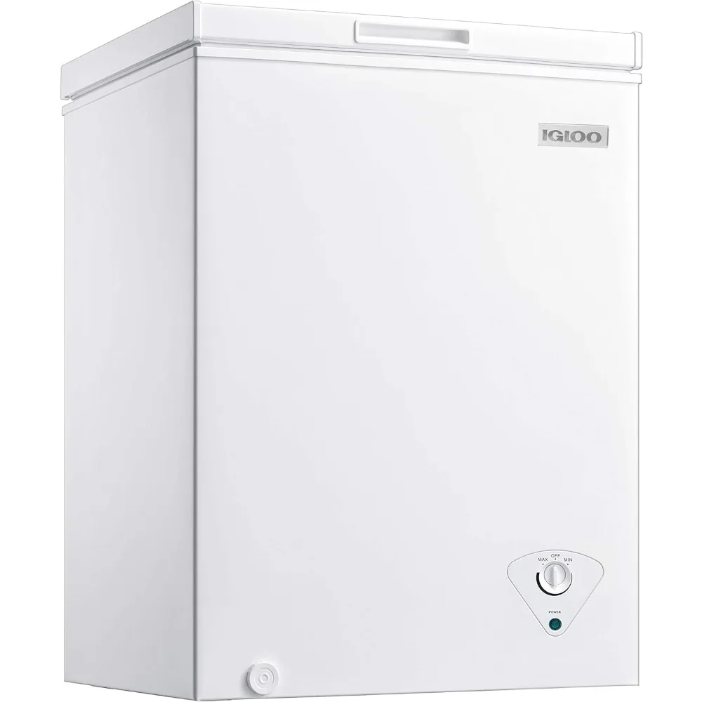 5.0 Cu. Ft. Chest Freezer With Removable Basket, Free-Standing Door Temperature Ranges From-10&deg; to 10&deg; F,