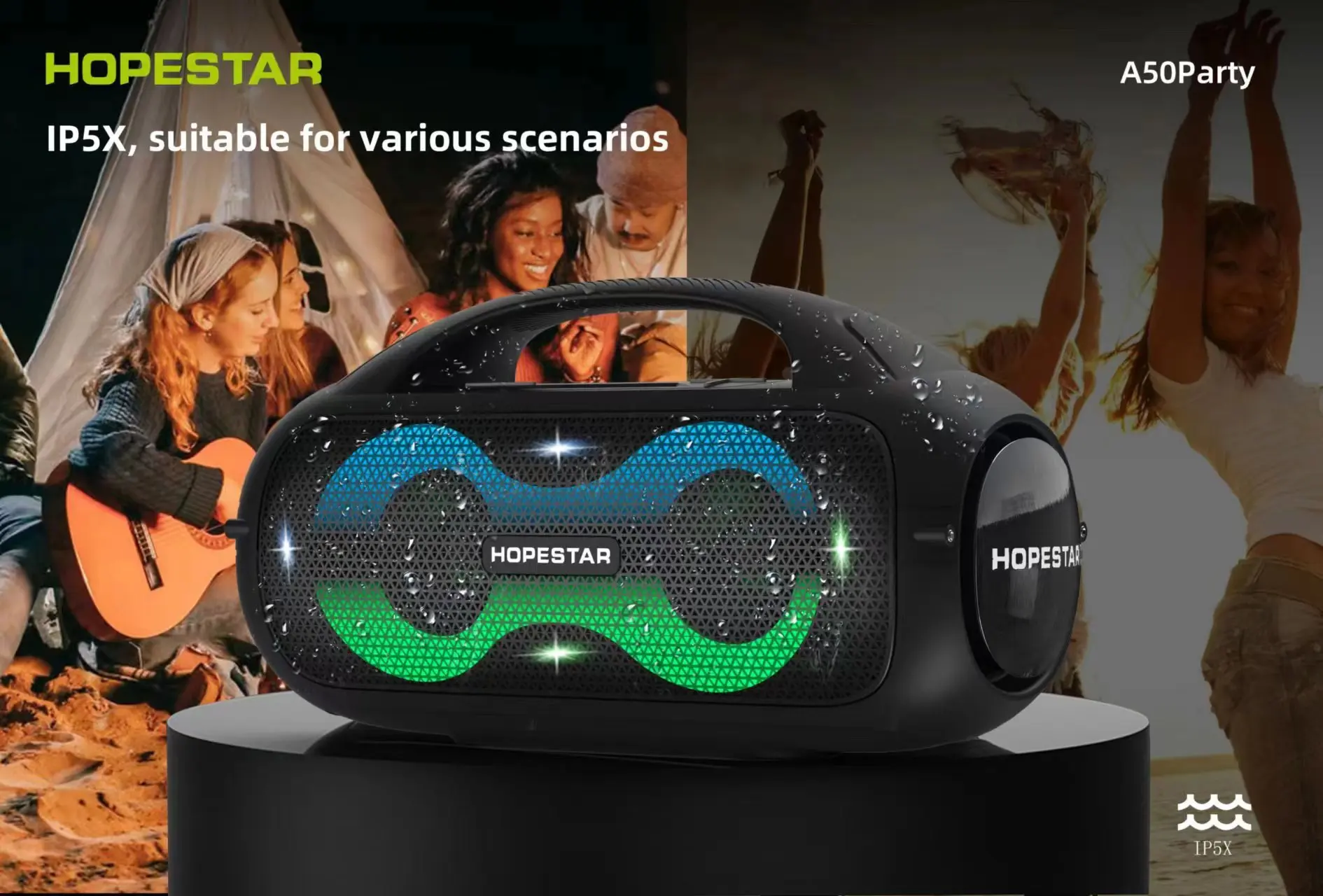 Hopestar A50 party 80W Bluetooth Speaker description image 5