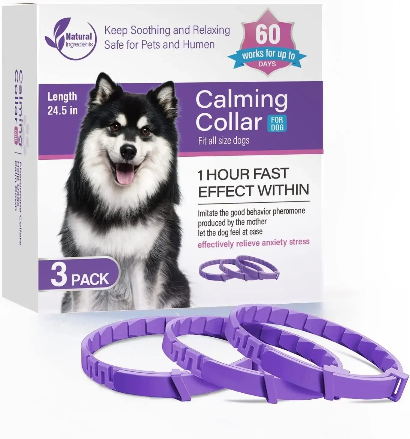 Adjustable Pet Calming Anxiety Collar 7