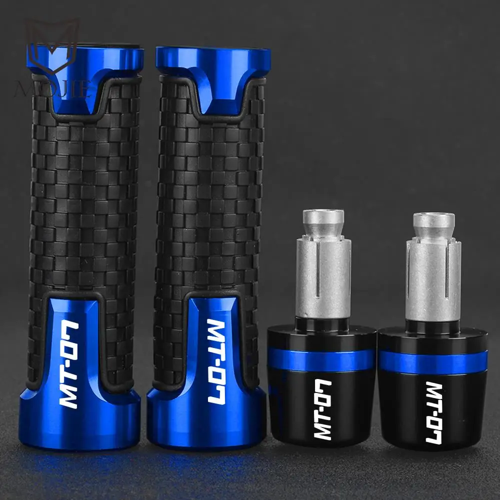 

For YAMAHA MT07 MT 07 MT-07 2014-2023 2022 2021 FZ07 TRACER GT Handlebar Grips Cap Weight PartsAnti Vibration Silder Plug Ends
