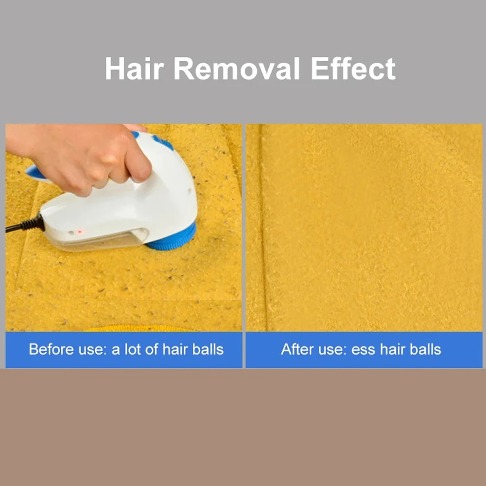Description Picture 4 of itemEU Plug Portable Lint Remover Clothes Fuzz Shaver Lint Pellet Sweaters Curtains Carpets Clothing Lint Pellet Cut Shaving Machine