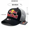 High quality Red Bull baseball cap, men's and women's cycling cap, mesh cap, fashionable embroidery, casual sports duckbill cap 2
