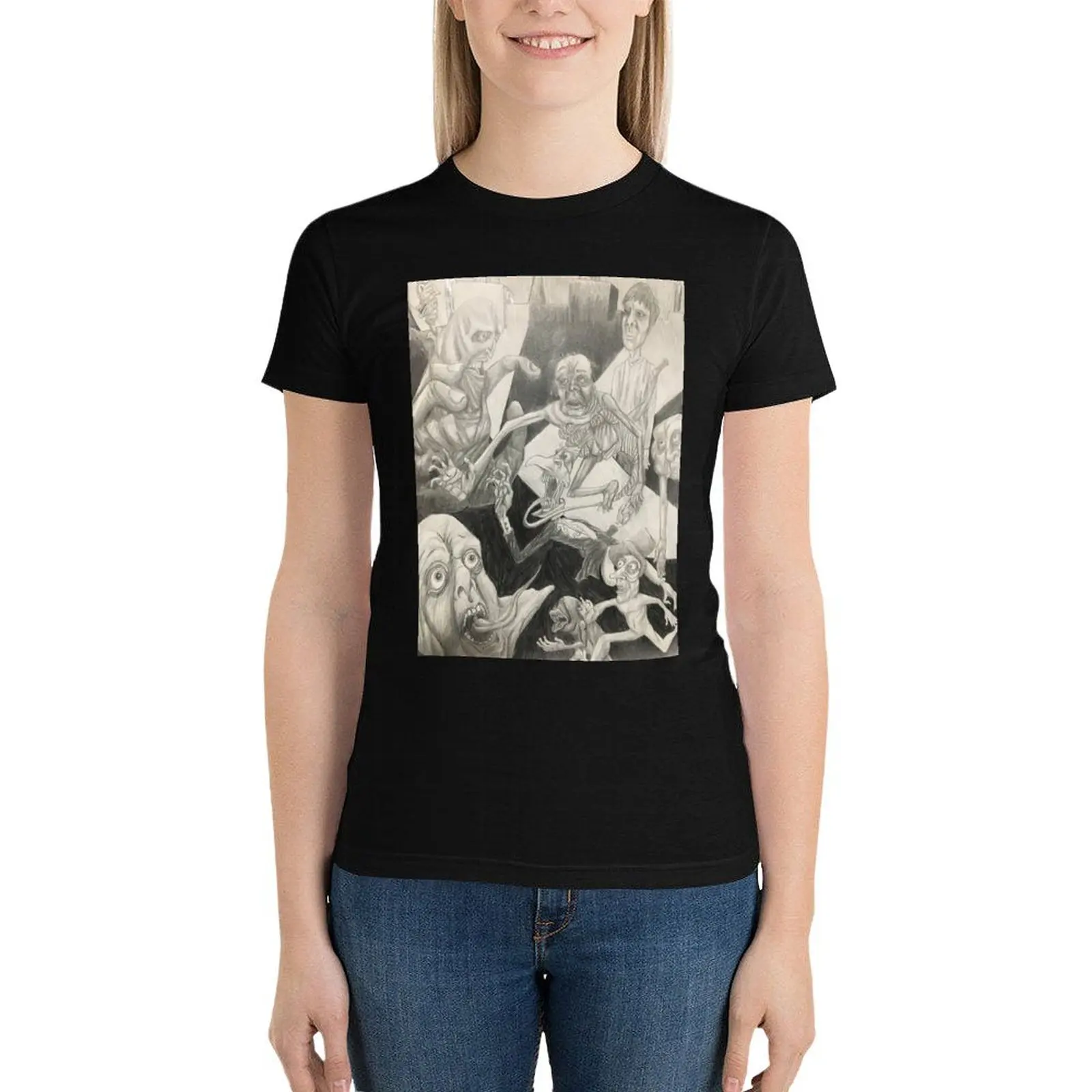 Escape T-Shirt summer clothes aesthetic clothes white t shirts for Women