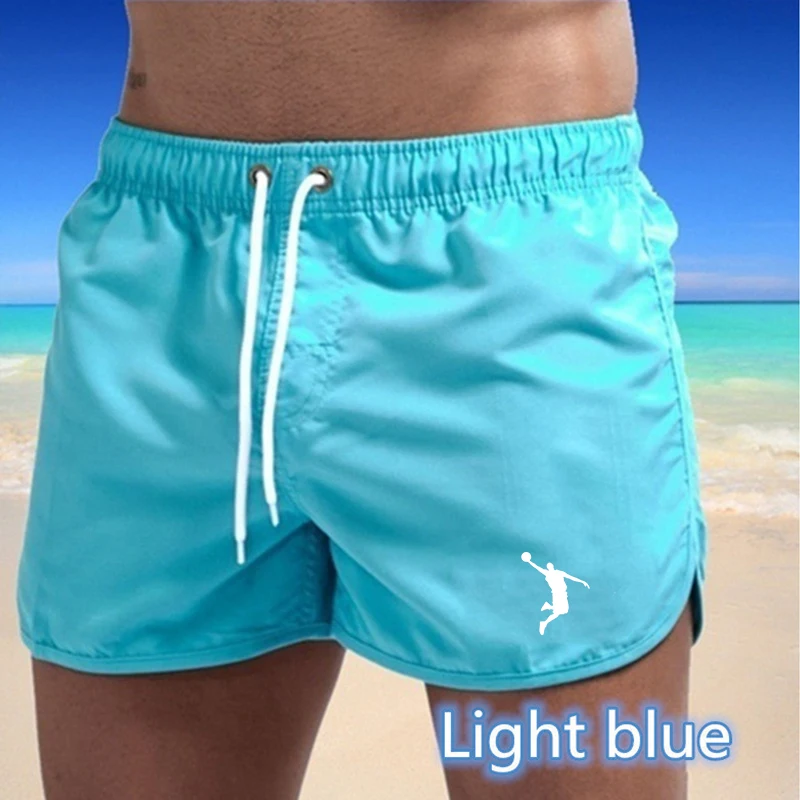 2024 Summer Quick Dry Swim Shorts For Men Swimwear Male Swimsuit Swimming Trunks Sexy Beach Shorts Surf Board Man Clothing Pants 5