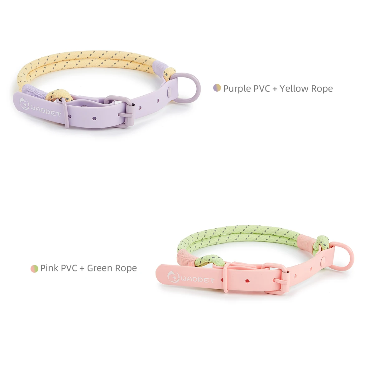 Dog Collar Cute Fashion Nylon Webbing Handmade Webbing PVC Neck Ring Cool Waterproof Pet Collar