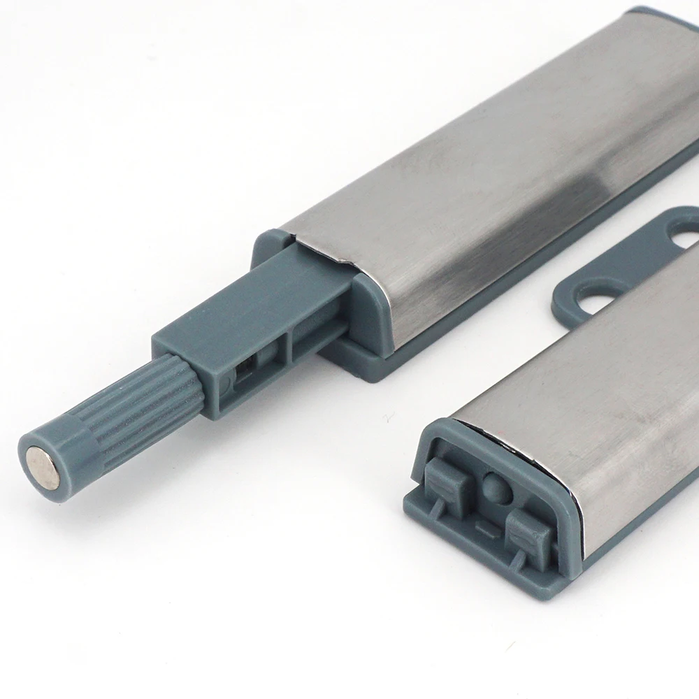 Magnetic Push Latch 10/5/2 Sets Touch Door Catch Push to Open Cabinet Damper er Hardware Stainless Steel magnetic cabinet catches door catches magnetic cabinet latches cabinet door latch