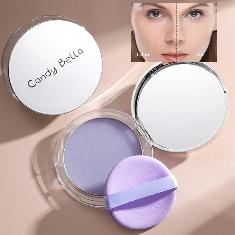 The Blue Sky Oil Control Makeup Powder Cake with Puff Matte Concealer Gel Waterproof Wet and Dry Face Foundation Cosmetics pressed powder foundation setting powder concealer powder face powder compact powder