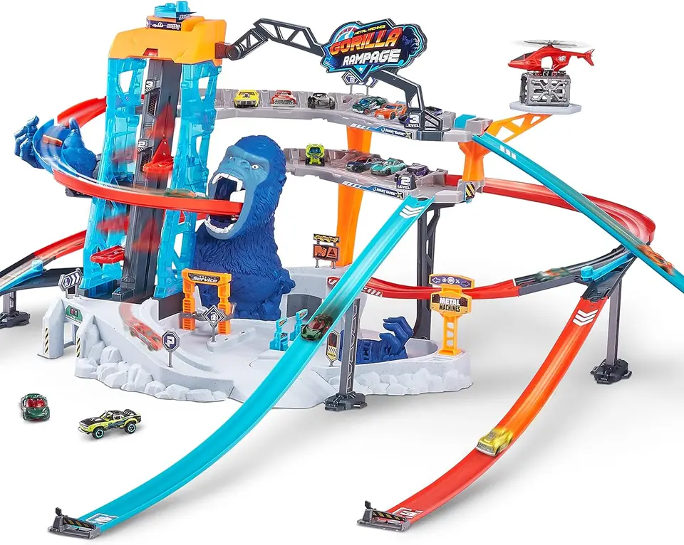 Originele Zuru Metal Machines Gorilla Rampage Garage Speelset