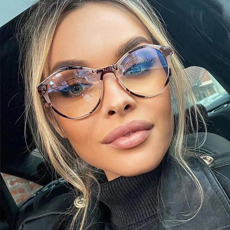 Occhiali miopia unisex anti luce blu Lenti trasparenti Occhiali