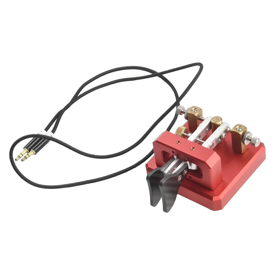 Keyer Code Morse – Mémoire Automatique, Alliage Aluminium – Pour Radio Amateur CW