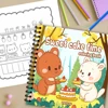 1pc,Animal Colouring Book - Teen Colouring Book - 30 Sheets, 8.3x 8.3 inches, Adult Stress Relief, Birthday, Holiday Party Gift 6