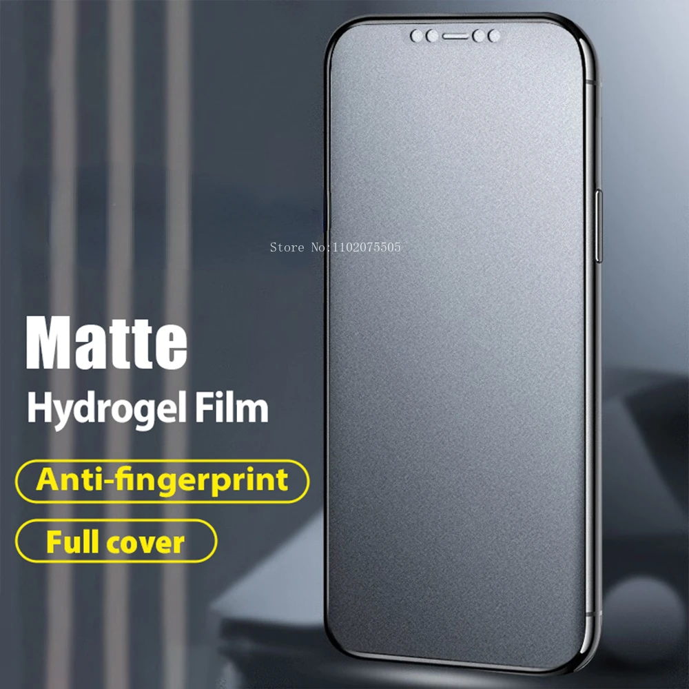 

Закаленное стекло 9H для iPhone, матовая Защита экрана для iPhone 15 14 13 12 mini 11 Pro XS Max X XR SE 7 8 Plus, 2 шт.