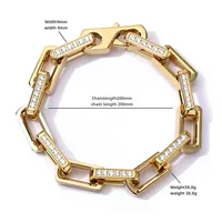 Bracelet en bambou en acier au titane pour hommes et femmes, accessoires de bijoux hip-hop, ne se décolore pas, haute qualité, mode 2024 6