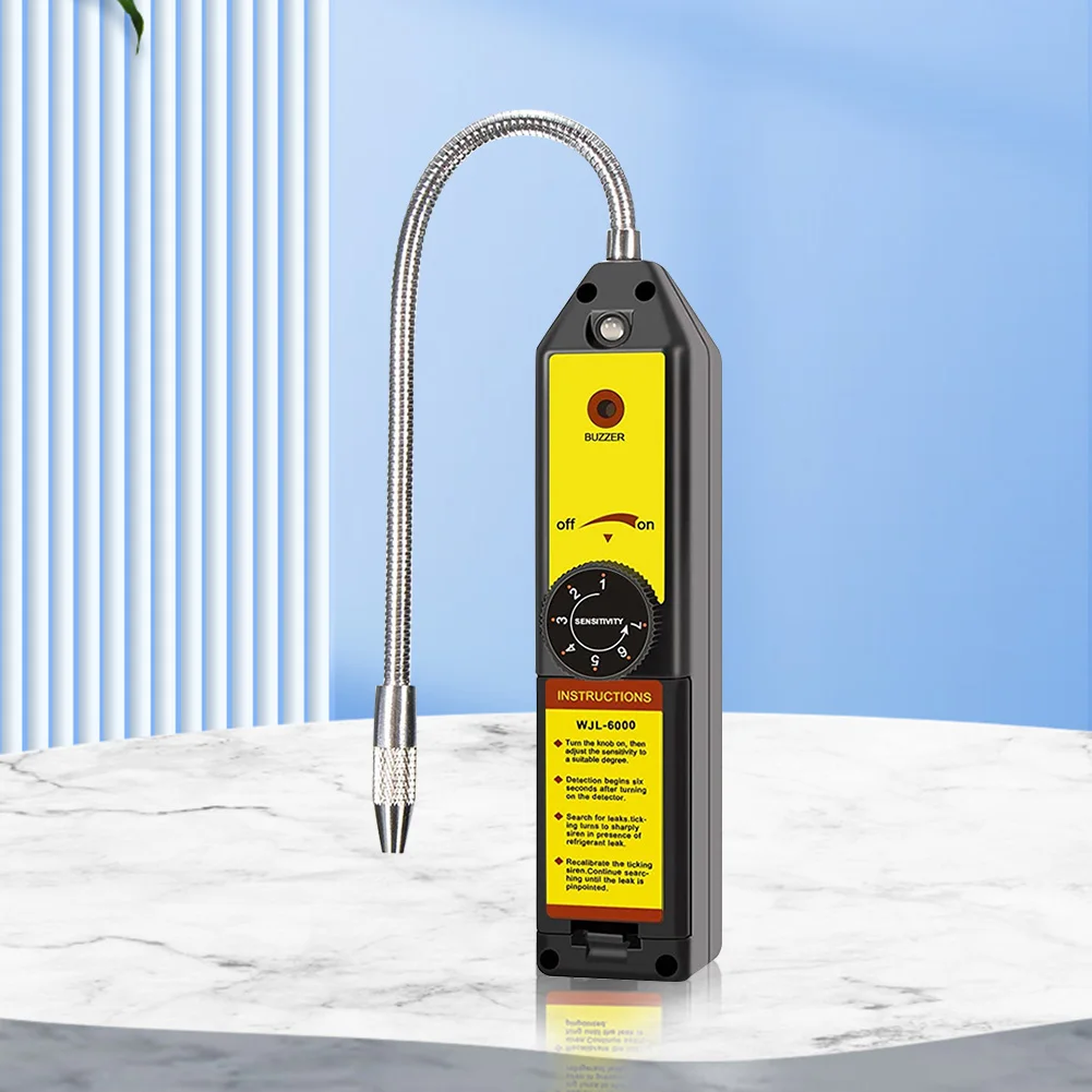 WJL-6000 Air Conditioning Gas Leakage Tester High Precision Freon Halogen Leak Detector Halogen Leak Tester Car Diagnostic Tools