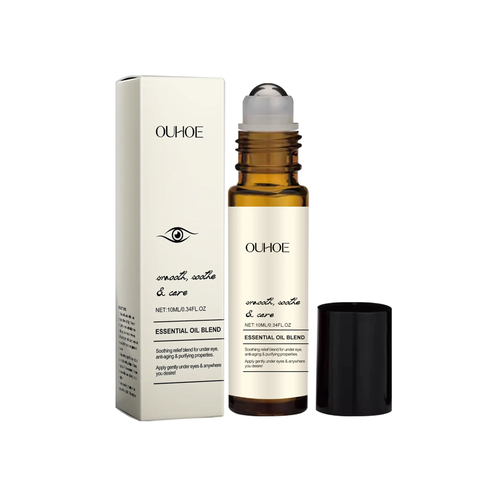 Firming Eye Roll-on Essential Oil Removal Dark Circles Wrinkle Lifting Repairing Eye Skin Moisturizing Hydrating Care 10ml