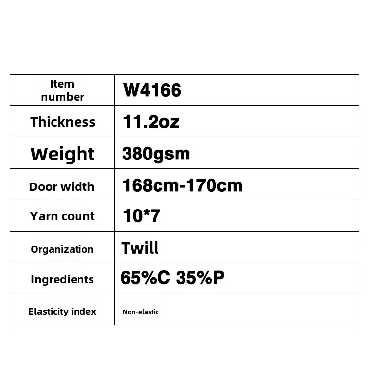 Thick Autumn Winter Denim Fabric Black Bottom Black Face No Stretch White Weave Jeans Material W4166 for Clothing Accessories