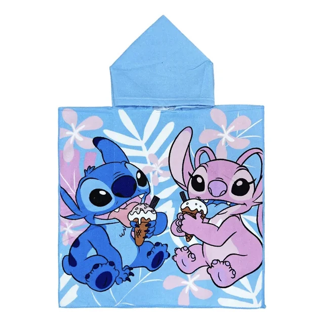 Minnie & Mickey Mouse Cartoon Hooded Beach Towels – Kids’ Bathrobe Towel (0-8 Years) 5