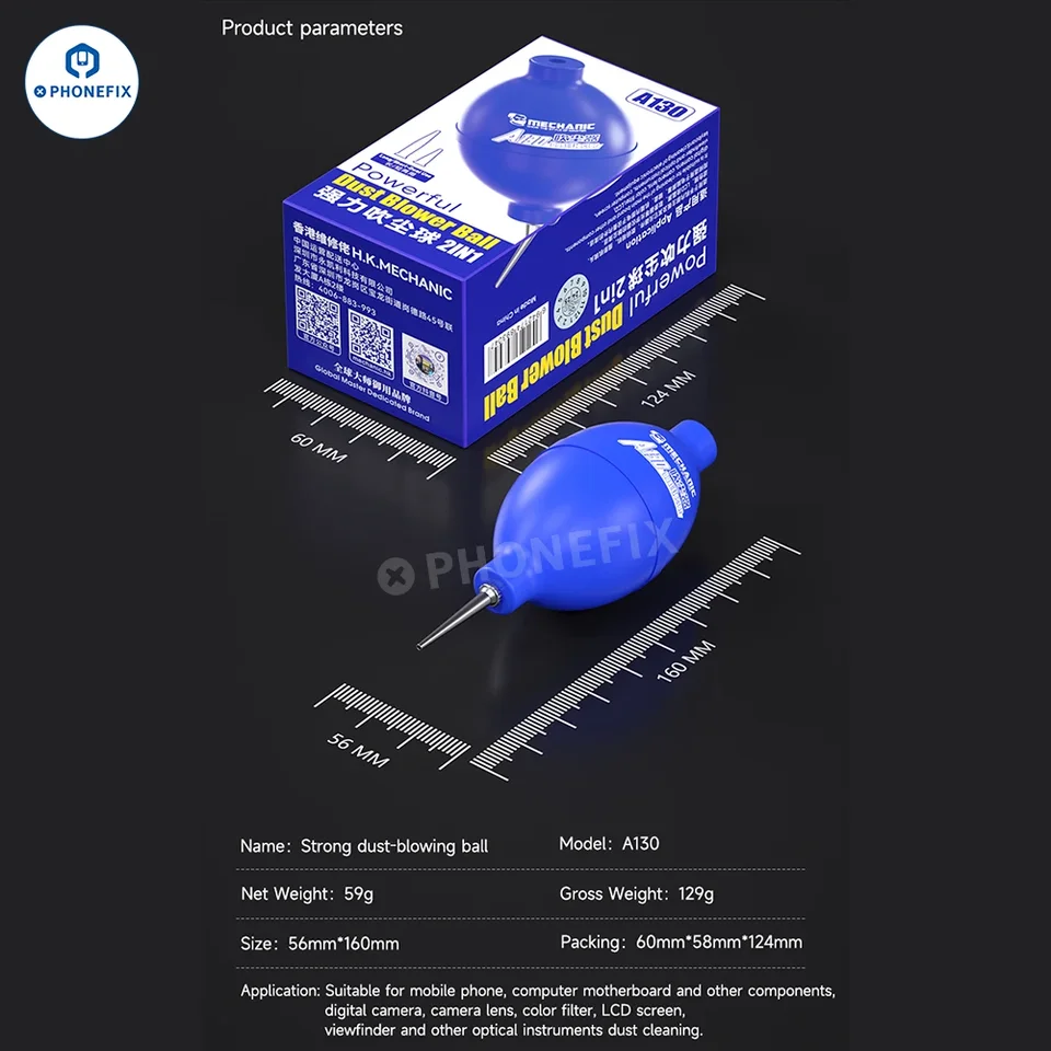 Souffleur à Air Manuel En Silicone Souple - Pour Nettoyer Appareil Photo, Clavier, PC - 2 Pièces - Sans Odeur