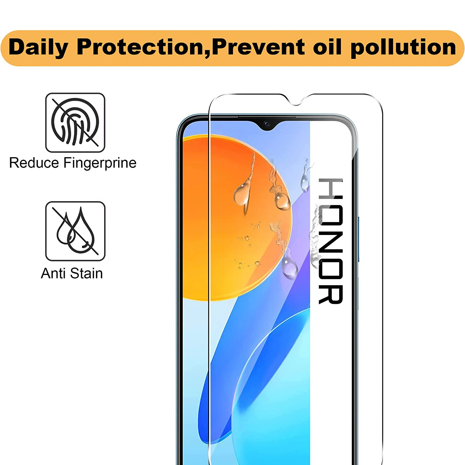  LCEHTOGYE Funda de fibra de carbono para Honor 70 Lite + 2  tabletas de vidrio templado HD, carcasa protectora trasera – Protector de  pantalla antiarañazos para Honor 70 Lite (6,5 pulgadas) 