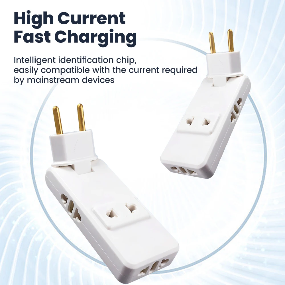Elough Eu Plug Adapter 2-pin 4.8mm Power Adapter Foldable CN USA to EU Europe Travel AC Socket converter plug adapter power adapter power plug adapter eu plug adapter plug converter eu socket converter