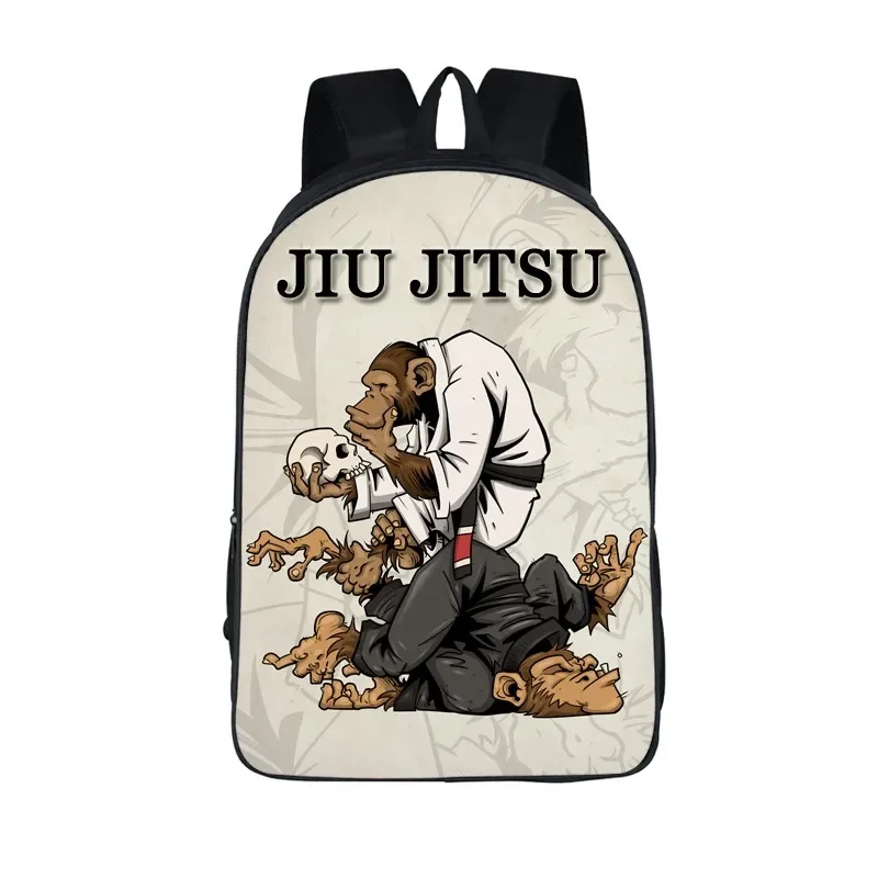 

Brazilian Jiu jitsu Backpacks for Teenage Girls Boys Schoolbag Judo Karate Children School Bags Laptop Bags Women Men Travel Bag