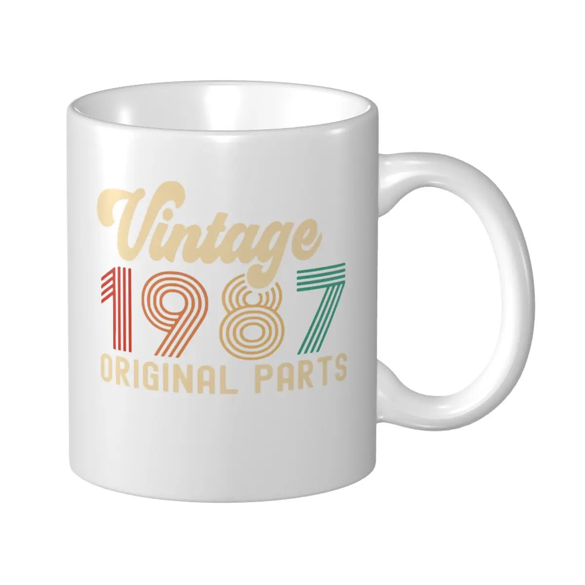 

Кружка в винтажном стиле Mark Cup 1987, оригинальные детали, кофейная чашка на день рождения, кружки, чайная чашка, Дорожные Кружки для офиса и дома