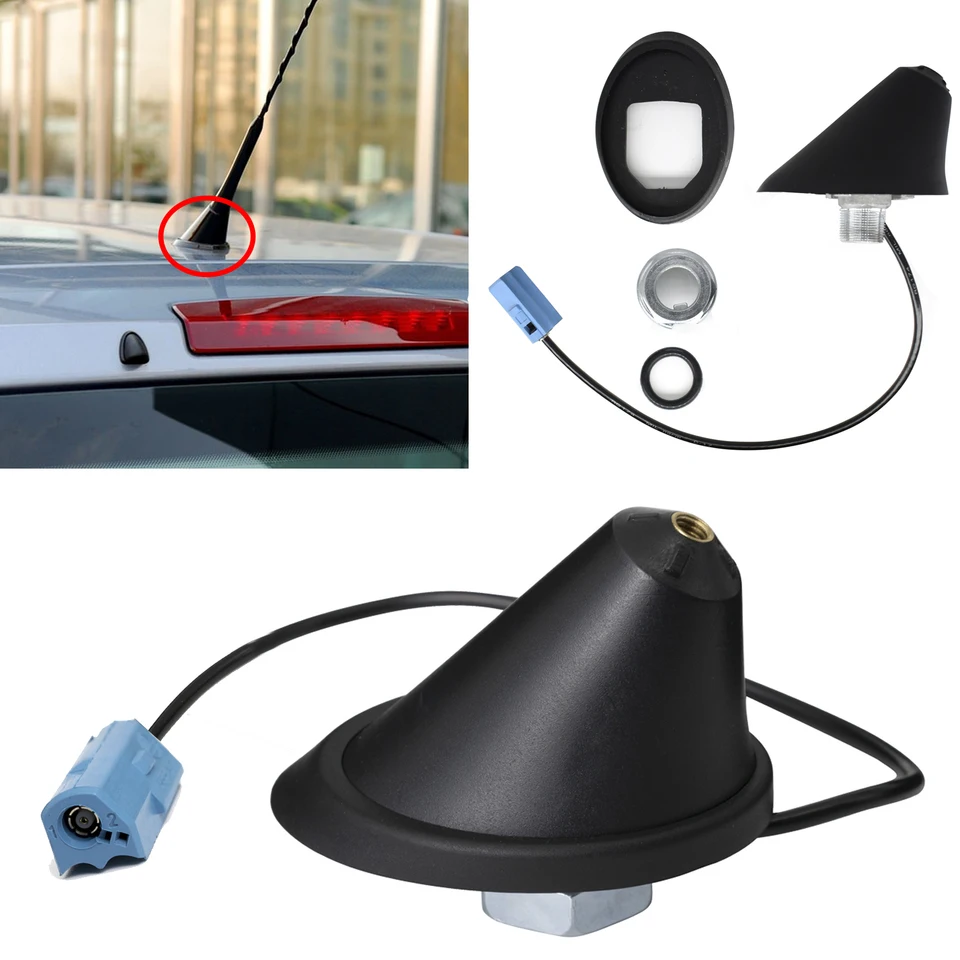 Juego De 2 Juntas De Goma Para Base De Antena De Techo - Compatible Opel Astra F, Corsa C/D, Zafira
