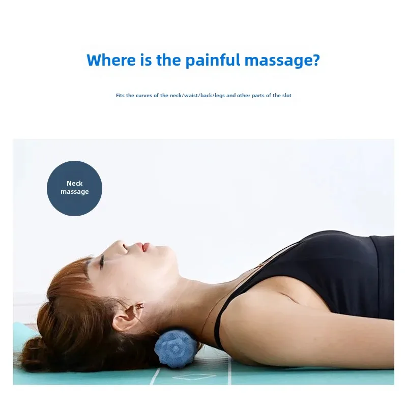 Double Ball Fascia Training Ball Balance Exercise Foot Bottom Massage Muscle Relaxation Fitness Double