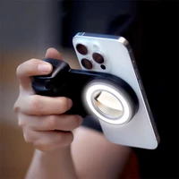 3 in 1 Magnetic Selfie Ring LED Fill Light Mirror Phone Camera Grip Handle Gimbal Estabilizador Tripod Holder for Magsafe IPhone