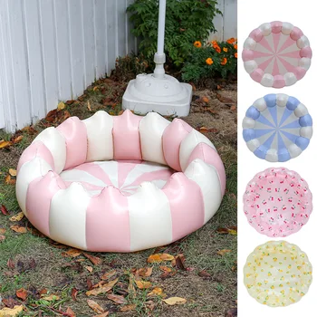 Children's Inflatable Swimming Pool - Portable Water Wading Swimming Pool for Toddlers Stylish Colors and Patterns 1